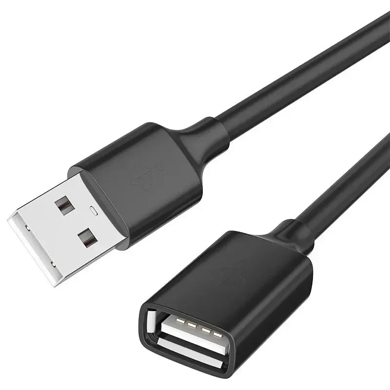 Cabo de extensão usb 2.0 cabo de extensão macho para fêmea cabo de dados adequado para pc tv usb cabo de disco rígido móvel