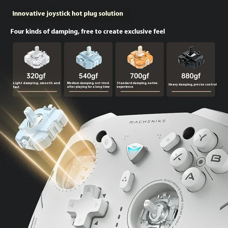 Machenike G5pro V2 Collector S Edition Optical Gamepad Three Modes Hall Joystick Customized Control Pc Steam Wireless Bluetooth