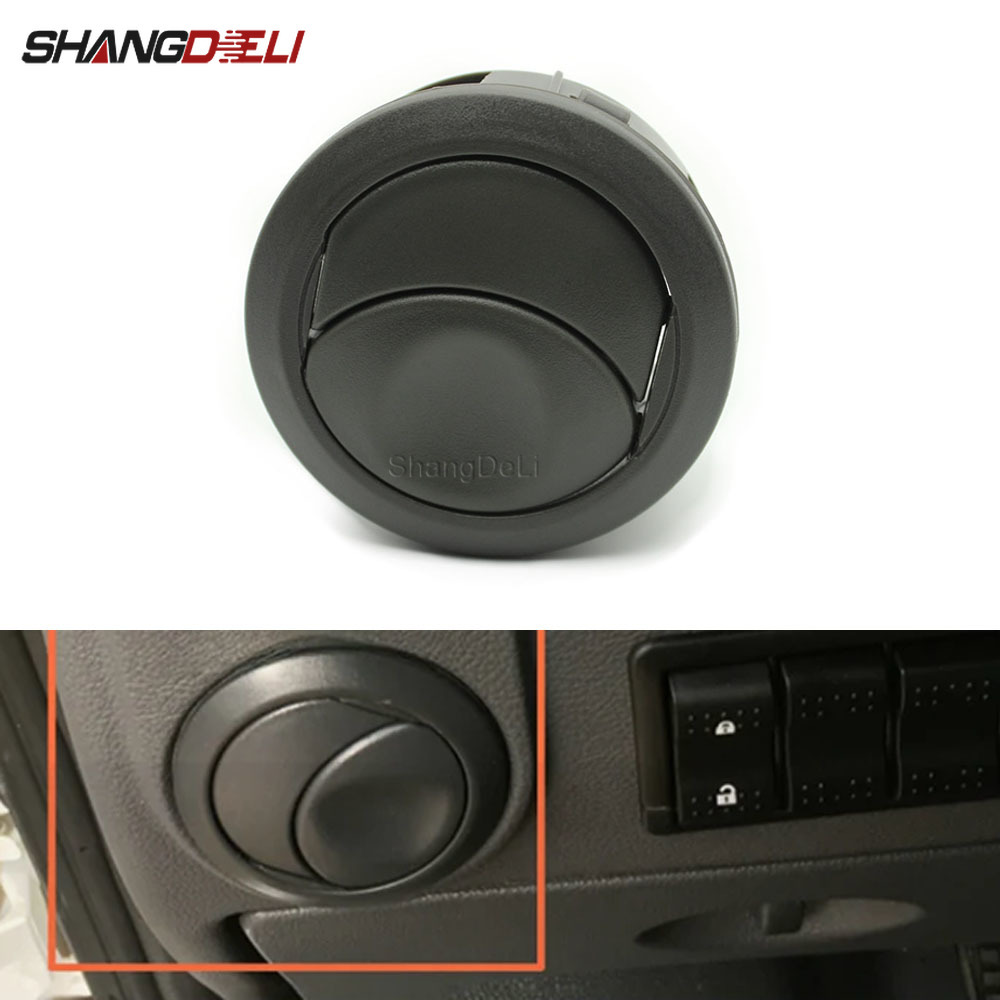 Автомобильная вентиляционная решетка для кондиционера, круглая крышка, вентиляционное отверстие для кондиционера, розетка приборной панели, совместимая с аксессуарами Iveco 2018,