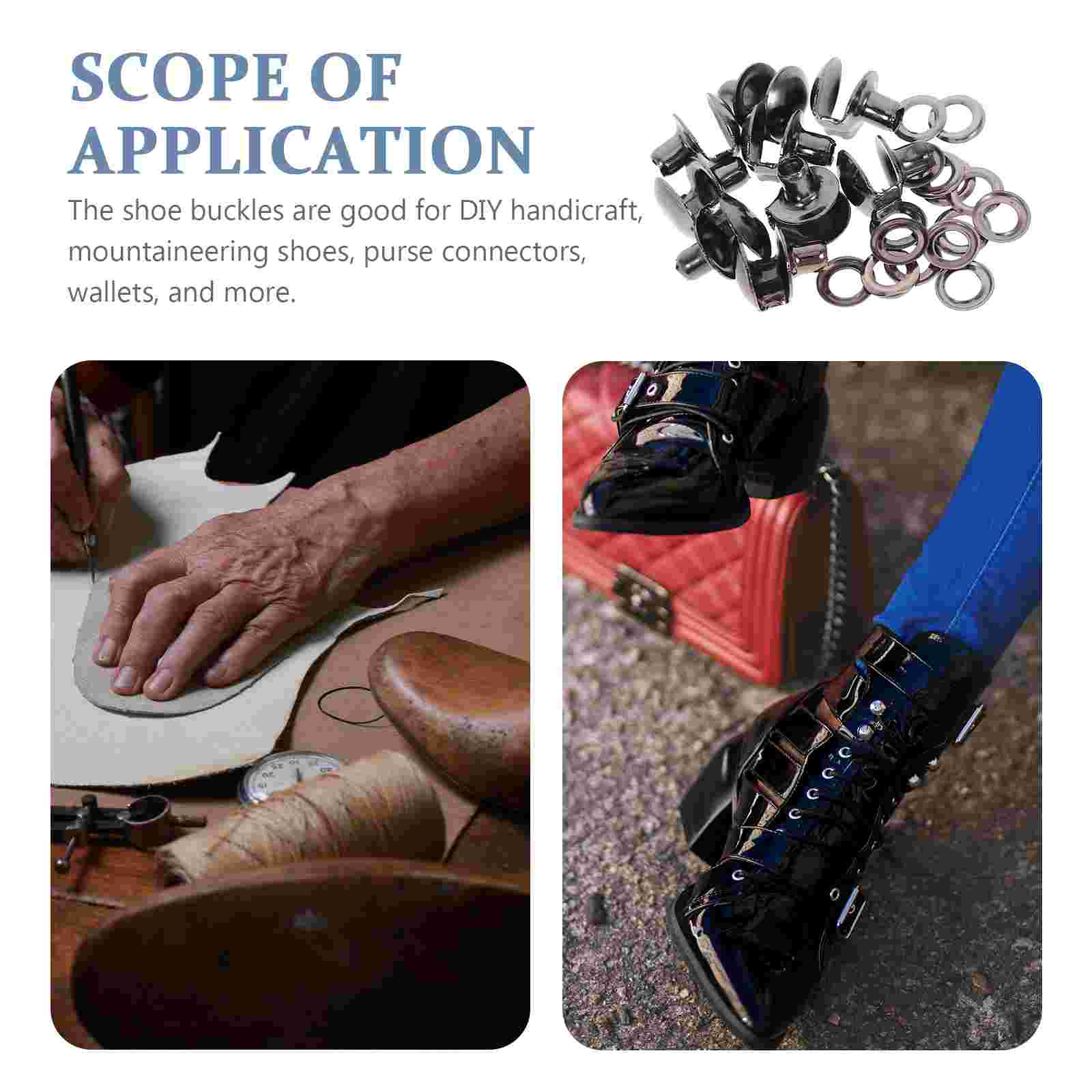 10 pçs sapato fivela velocidade rendas ganchos preto cadarços caminhadas botas cadarço suprimentos sapatos fivelas ferramenta de escalada