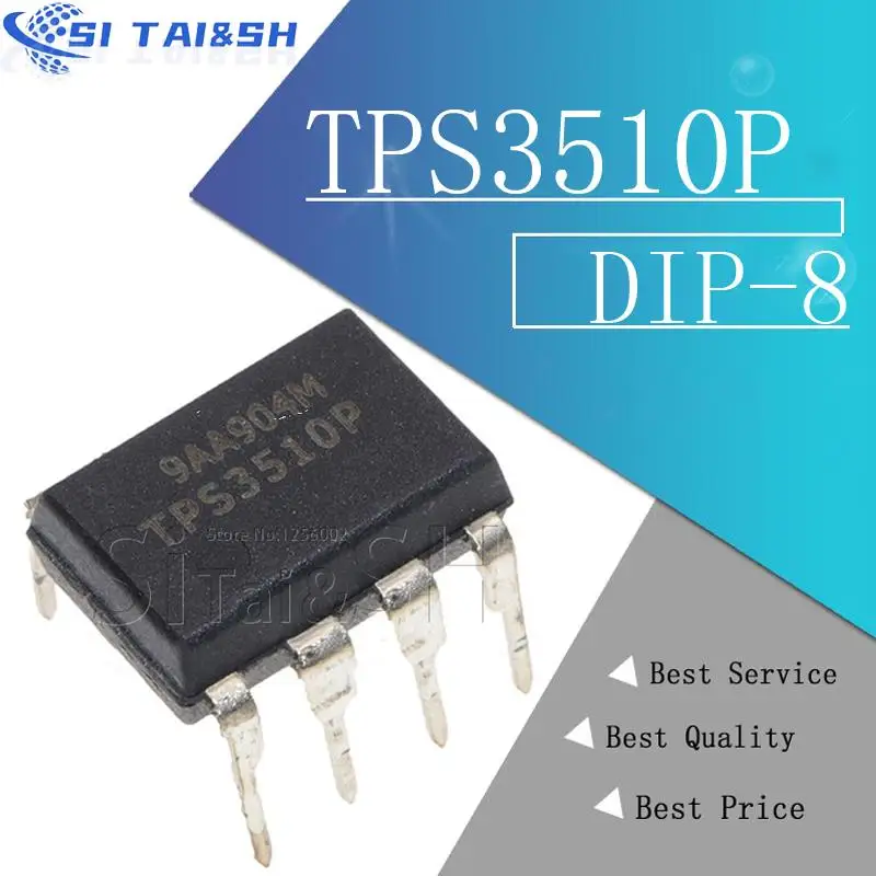10pcs/lot TPS3510P TPS3510 Black plastic protective case For DIP-8