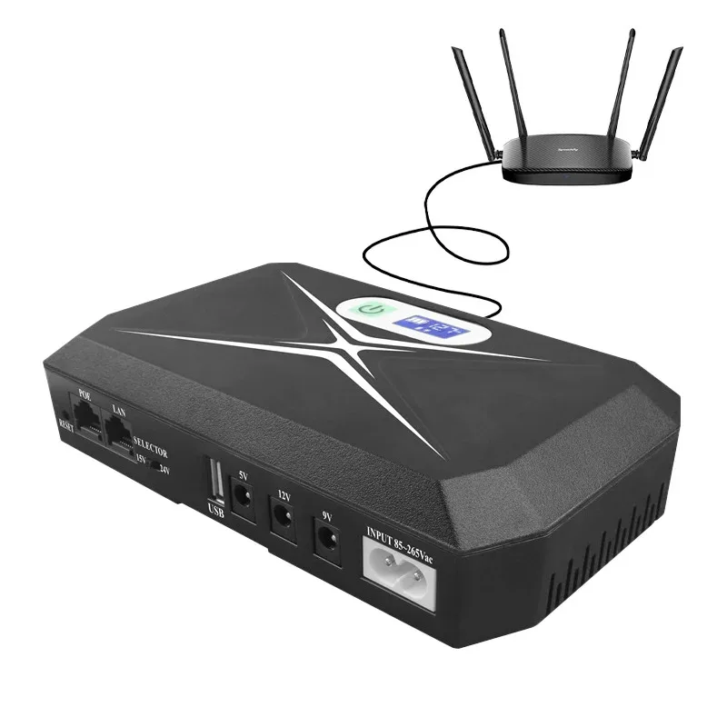 Cwups Mini Ups Battery Backup For Wifi Router Ups Mini 5V 9V 12V 15V 24V 18W Portable Mini Ups With Lithium Battery
