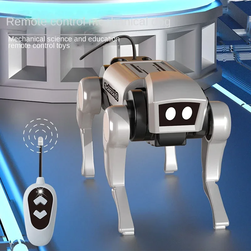 Rc หุ่นยนต์เด็กรีโมทคอนโทรล Mechanical ของเล่นสุนัขการสอนวิทยาศาสตร์ Diy ประกอบไฟฟ้าชุดของเล่นเด็กของขวัญ