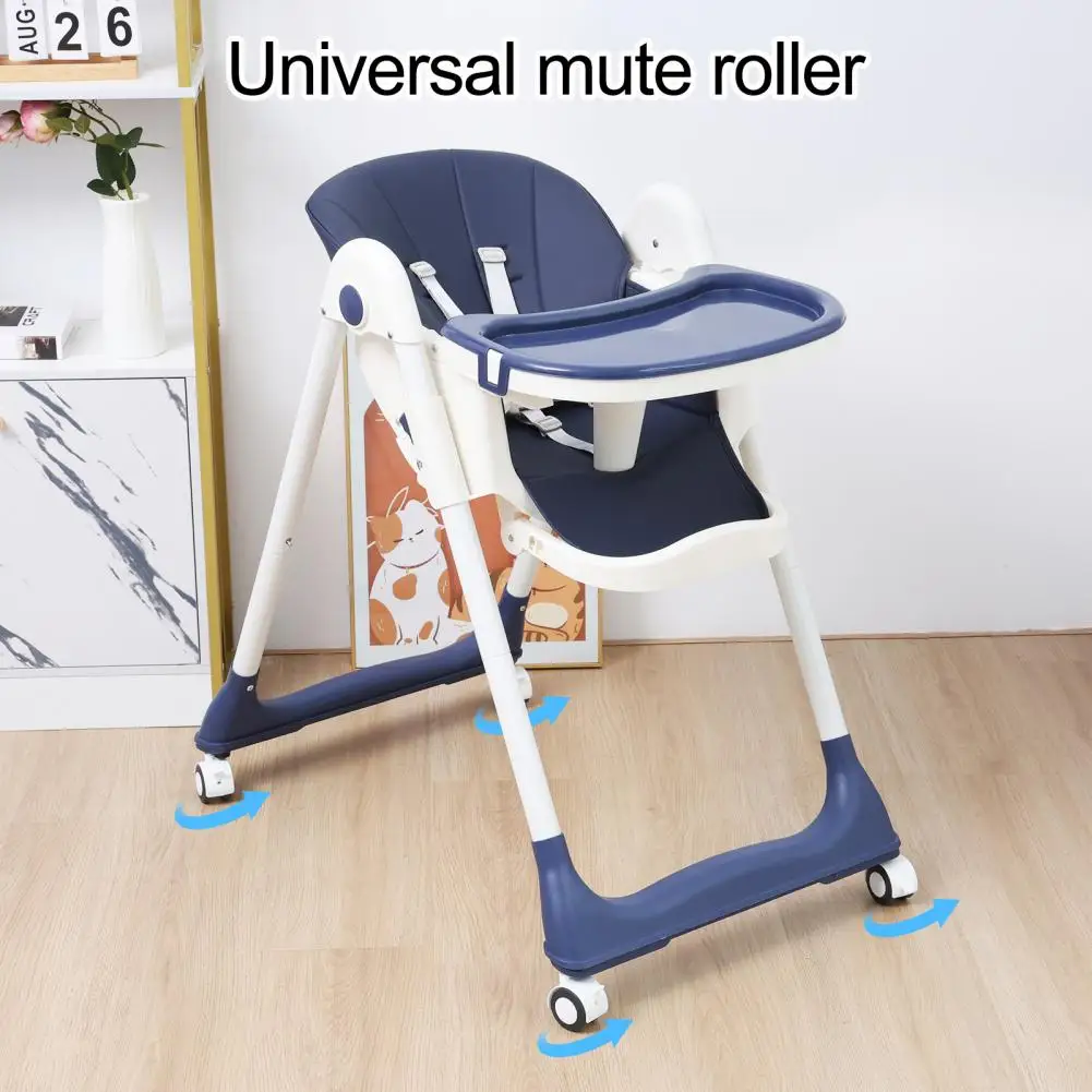 Seggiolone per bambini Seggiolone pieghevole Schienale regolabile Vassoio rimovibile Cuscino staccabile Seggiolone Seggiolone per neonati