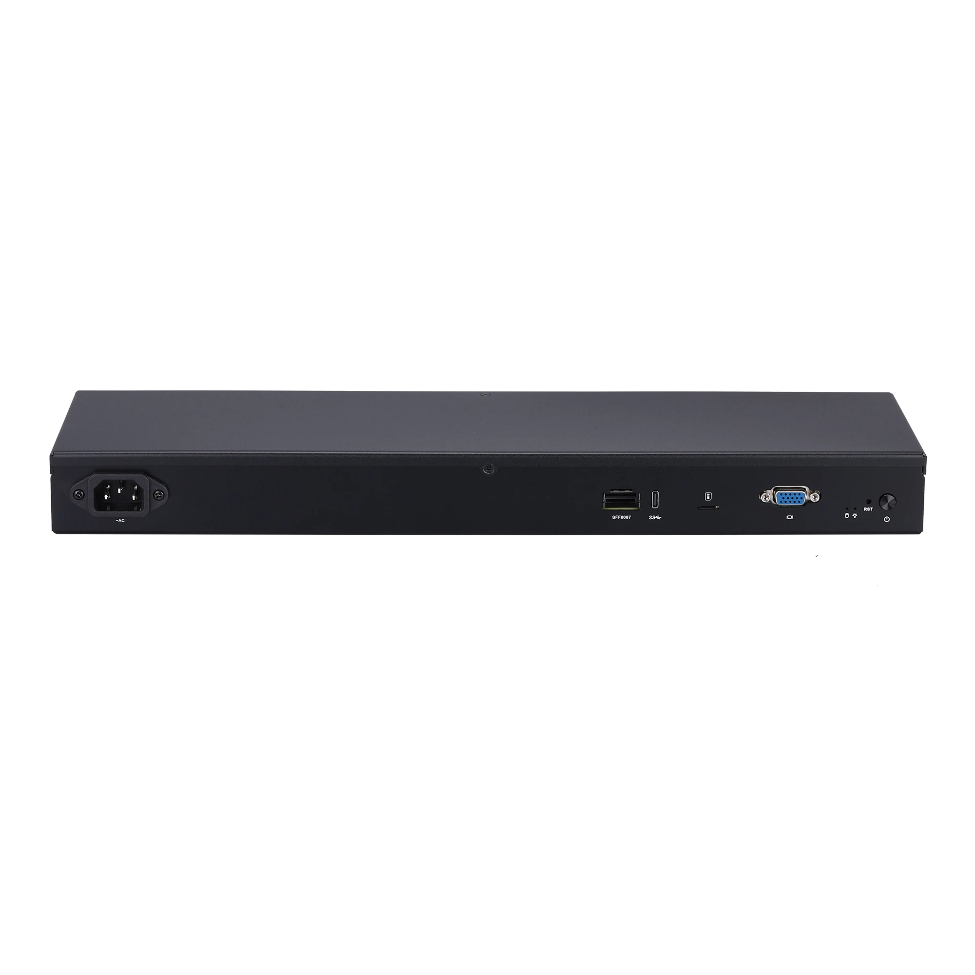 Qotom Q20331G9 1U chasis en rack Mini PC 5*2,5G Lan SFP Atom C3808 C3758R C3558 C3908 Mini servidor de PC