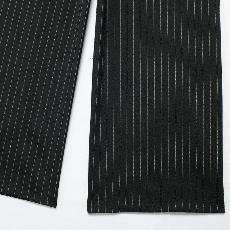 HXAO 2024 Women's Pants Baggy Wide Pants Woman Fashion Black Trousers Casual High waisted Pants Autumn Bluey Flared leggings