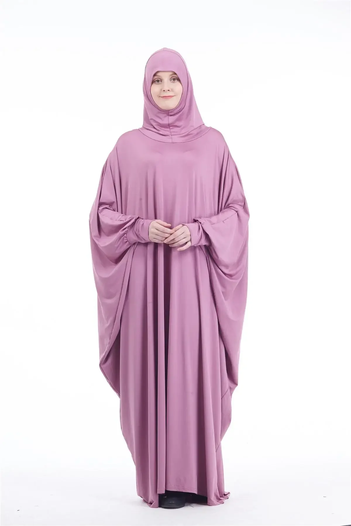 Prenda Formal de oración musulmana, vestido largo khimar para mujer, ropa islámica con capucha, Dubai, Turquía, Namaz, Jurken, Abaya, Hijab, bata djellaba