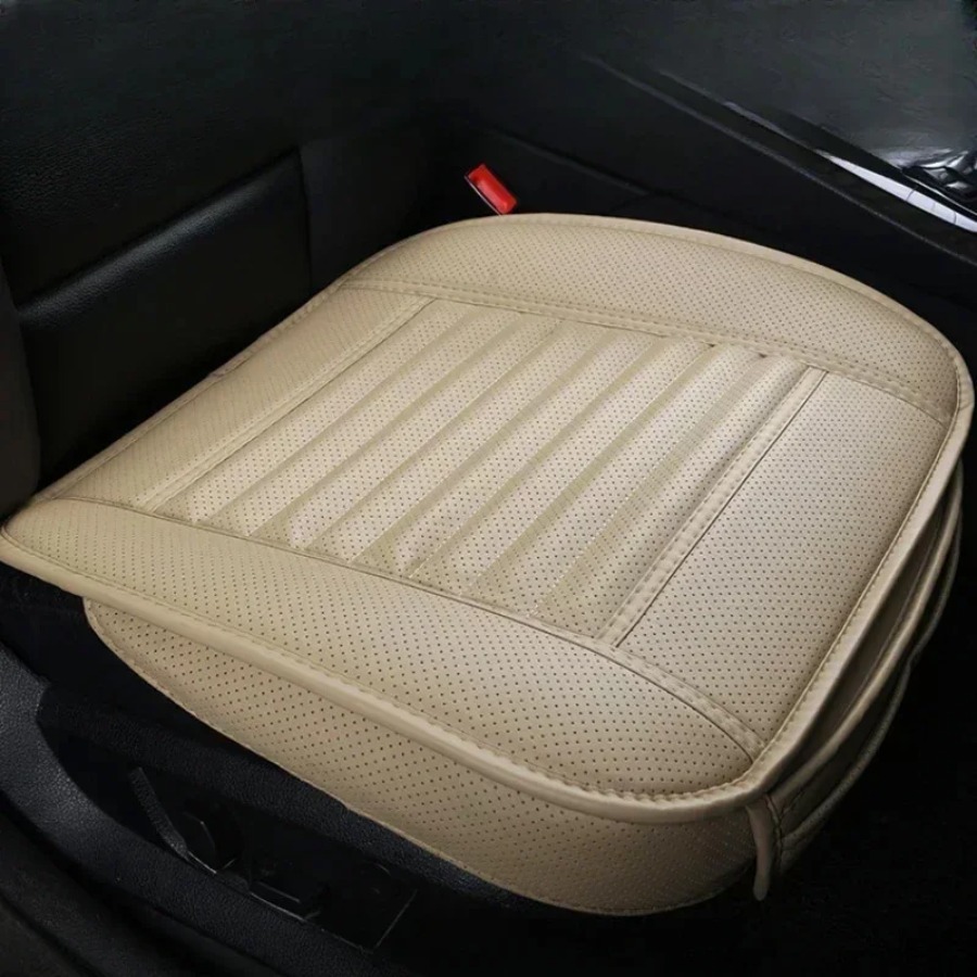 Universal รถหนังที่นั่งครอบคลุมภายในรถยนต์ที่นั่ง Mats Auto Seat-Cover Cushion Protector เก้าอี้ Pads อุปกรณ์เสริม