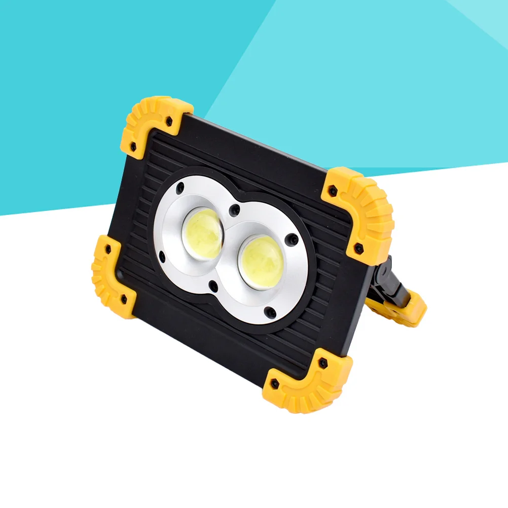 Lampa robocza LED 20W z możliwością ładowania, reflektor COB do biwakowania, wędkowania, naprawy samochodów, oświetlenia awaryjnego na zewnątrz.