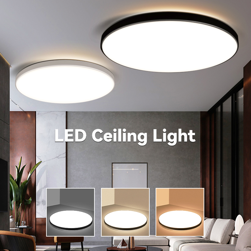 Plafonnier LED 180-265V, 220V, luminaire décoratif d'intérieur, idéal pour un salon ou une salle à manger