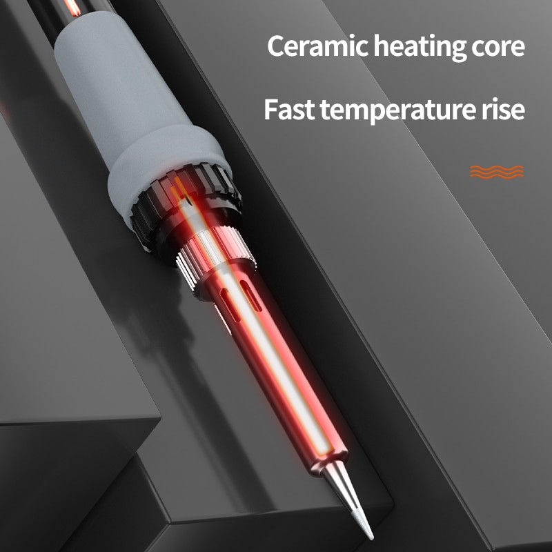 60W Electric Soldering Iron Temperature Adjustable Soldering Tool Soldering Repair Tool