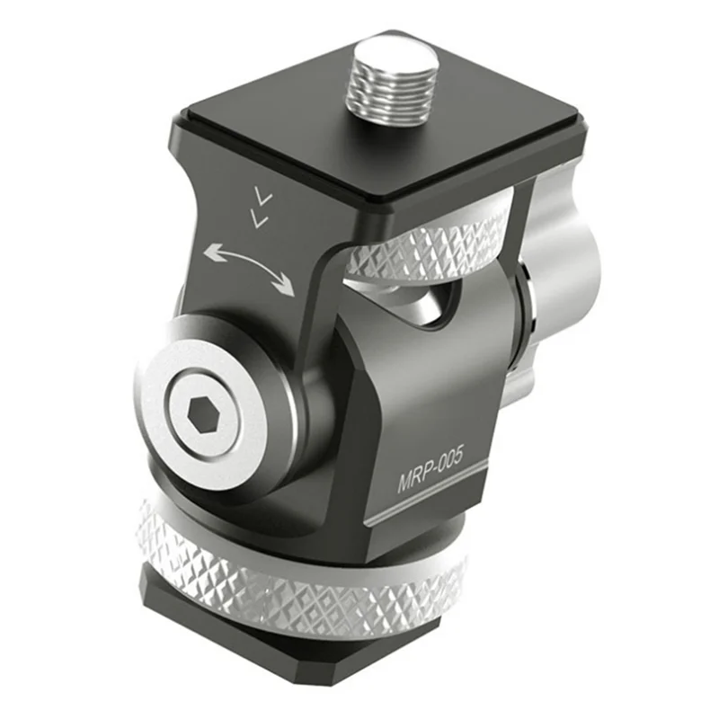【Item Terlaris】 Adaptor Sepatu Dingin Kepala Tripod Dudukan Monitor Mini 1/4 Inci untuk Mikrofon Flash Kamera Lampu Isi LED untuk Moun