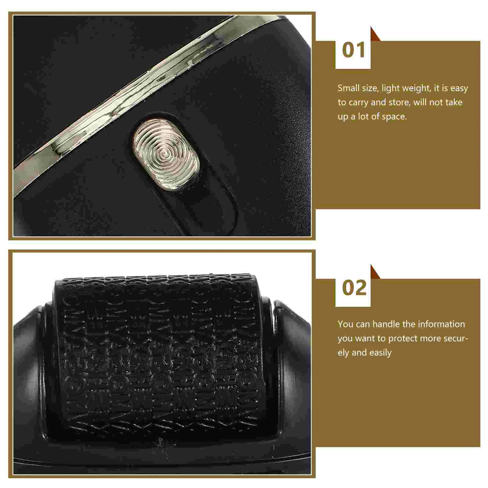 Stamp Roller Walker Multi-function Id Anti-counterfeiting Markers Black Ceramics Rollers