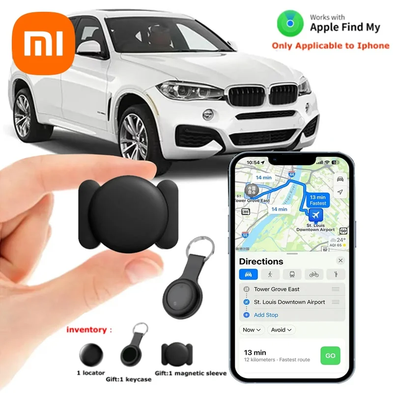 Xiaomi GPS-локатор, кошелек для домашних животных, чемодан, автомобиль, трек глобального позиционирования, для пожилых детей, анти-потерянный искатель для iPhone Find My