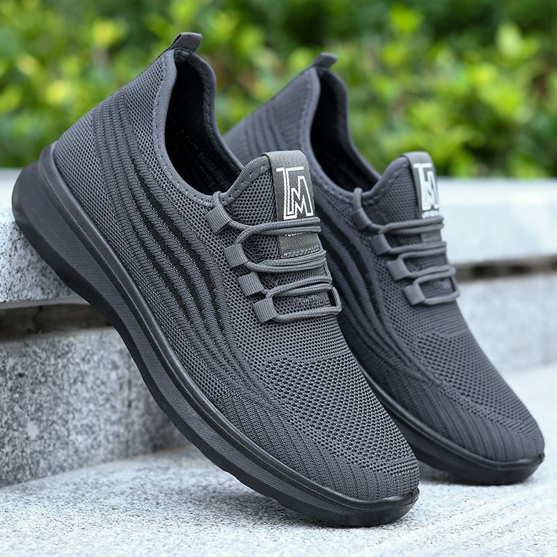 2025 zapatos deportivos para hombre, zapatos de tenis ligeros de verano para hombre, zapatos deportivos para hombre, zapatos casuales de malla suave, antideslizantes para exteriores