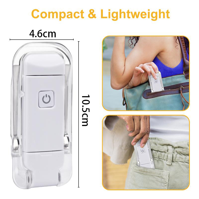 Mini Licht Lesen Clip Licht LED Kleine Nachtlicht USB Lade Einstellbare Helligkeit Augenschutz Tragbare Smart Buch Lampe