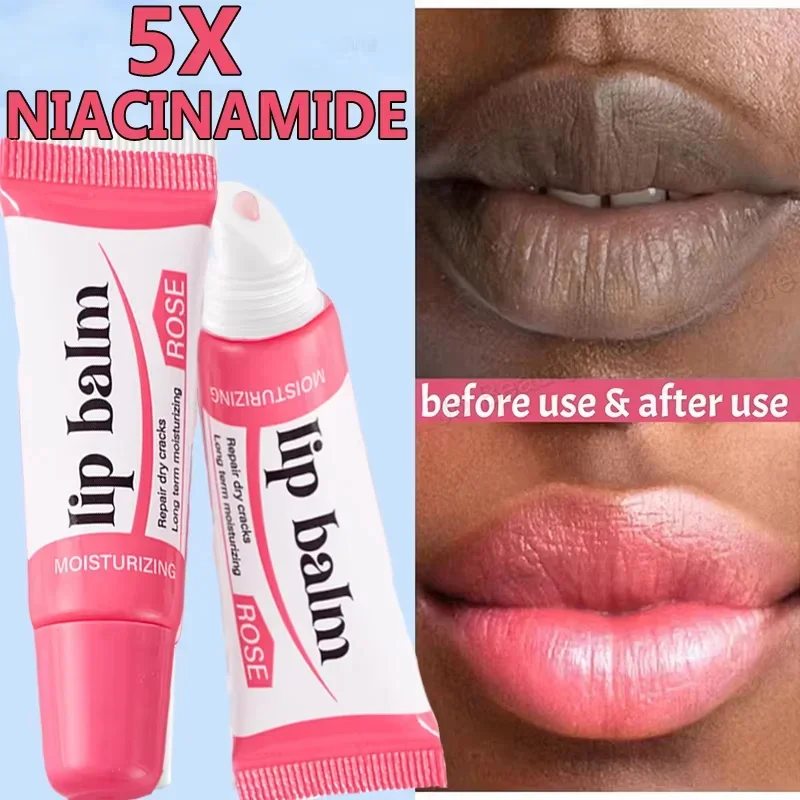 Suero bálsamo labial oscuro, elimina rápida, aclara la melanina, mascarilla exfoliante, desvanecimiento de líneas de labios, piel muerta, reparación nutritiva, maquillaje para el cuidado de los labios