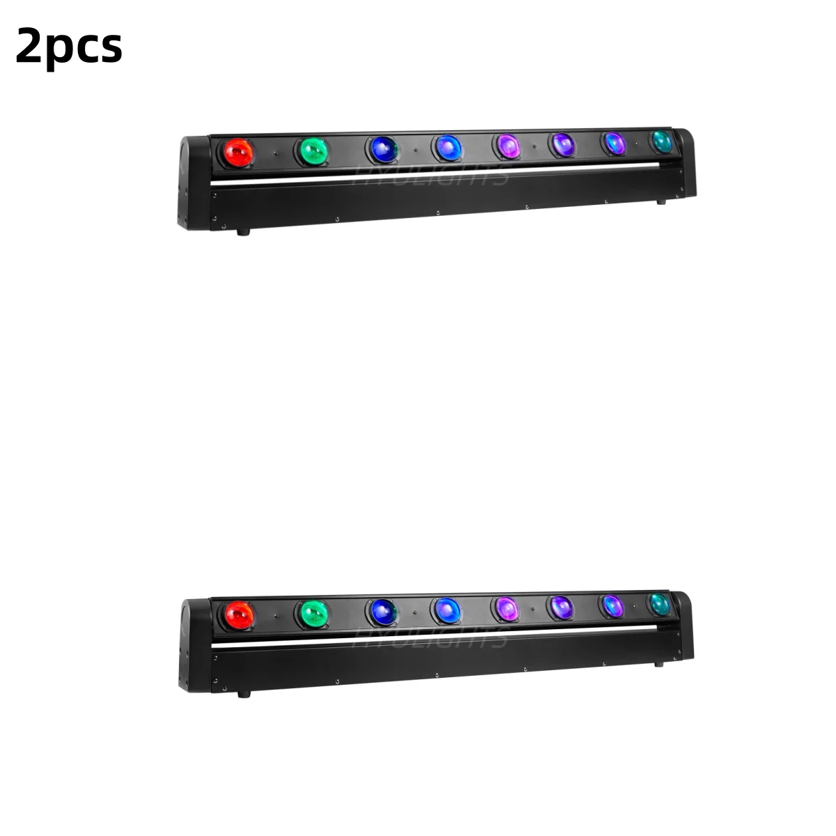2szt LED Bar Beam Moving Head Light 8x12W RGBW 4w1 DMX512 dla DJ Disco Party Night Club Event Show Stage Effects