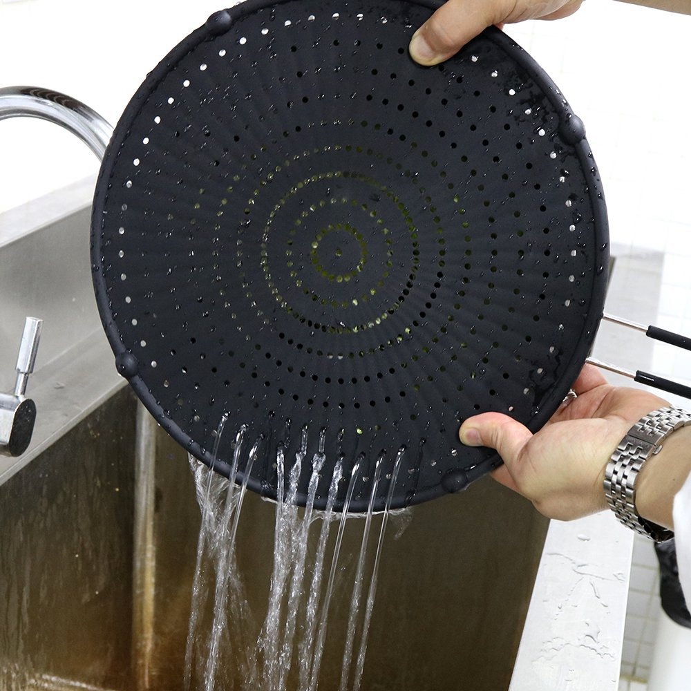Silicone Splatter Screen Guard Nonstick Oil Grease Pan Lid Oil-Proof Splash Cover Frying Protection Mat