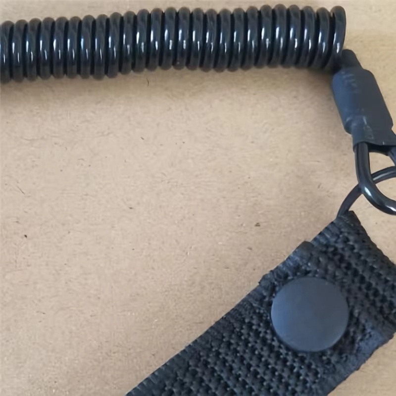 DIZETION, nuevo cordón elástico antipérdida, cuerda militar, correa de seguridad de resorte, pistola táctica