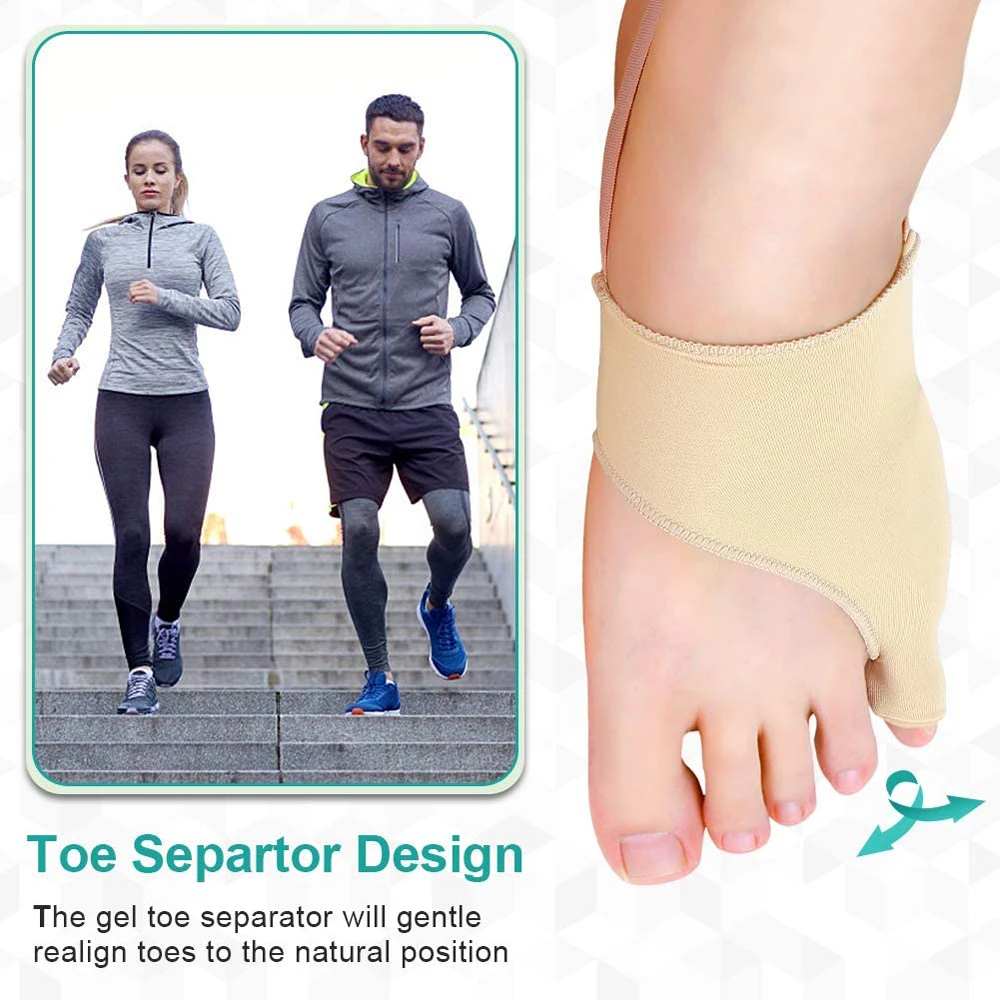 1 Đường May Bunion Corrector Miếng Nẹp Cho Bunion Pinky Ngón Chân Cứu Trợ Ngón Chân, Cực bé Làm Quen Phân Cách Với Chống Trơn Trượt