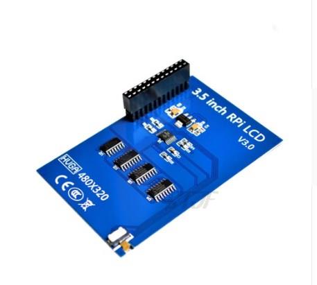 3,5 lcd tft Touchscreen-Display mit Stift für Himbeer Pi 2 Pi 3 Acryl transparente Hülle