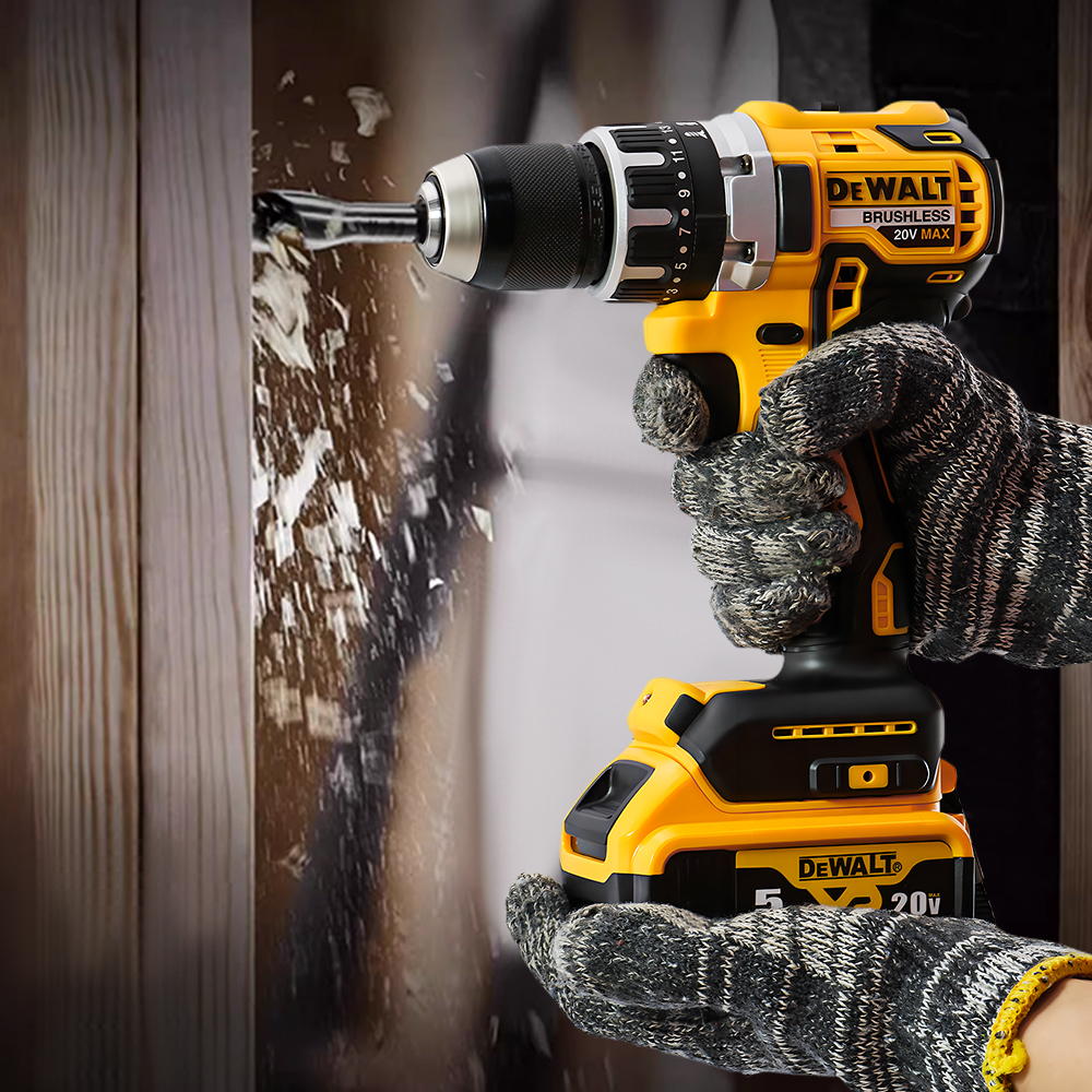 DeWalt ドライバー 20v ブラシレスリチウム電池充電電動ハンドドリル 13 ミリメートルピストルドリル電動ドライバーツール Dcd796