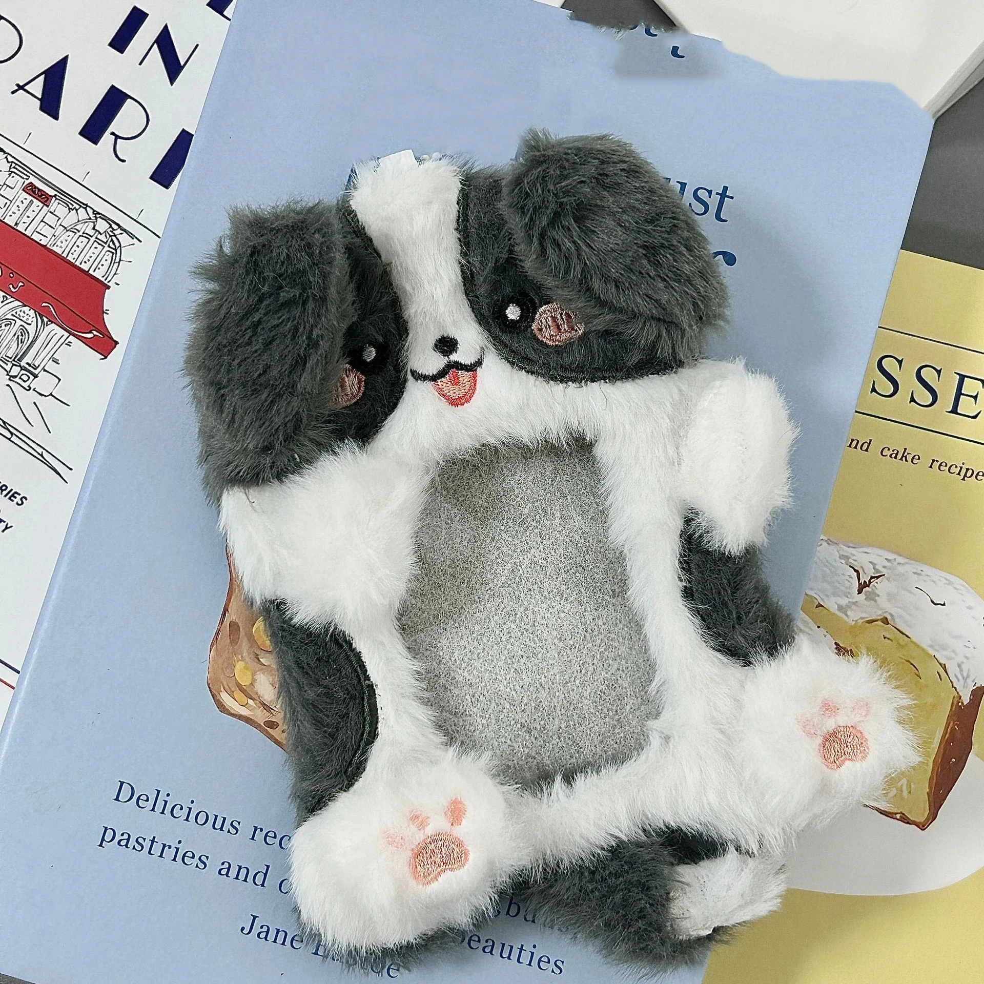 1 pz simpatico peluche Kpop portafoto con portachiavi Kawaii cartone animato foto manica ID banca porta carte di credito protezione cancelleria