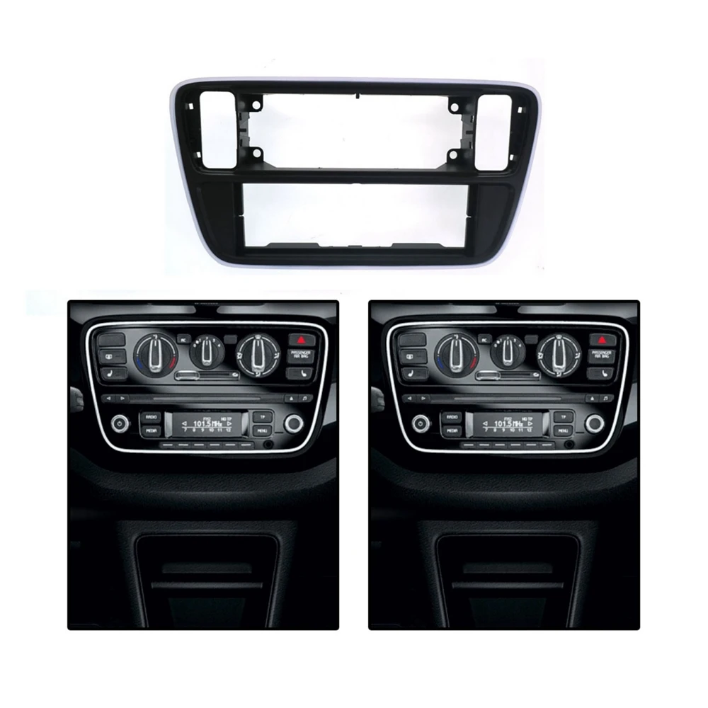 1 Din Car Radio Fascia for UP for Seat Mii for Skoda Citigo 2012+ DVD Frame Bezel Panel Installation Dash Kit