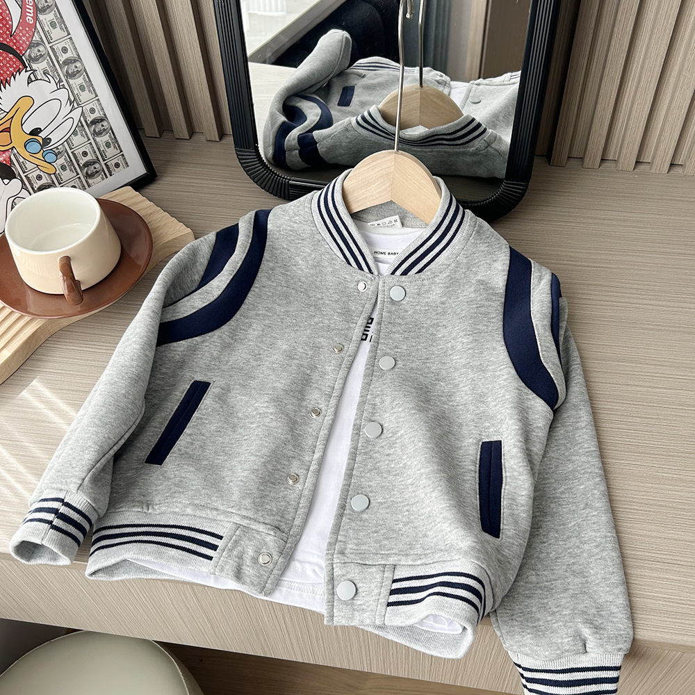Giacca da squadra scolastica per bambini in stile Baseball Unisex personalizzata, giacca da Rugby con nome ricamato personalizzato per ragazzi e ragazze