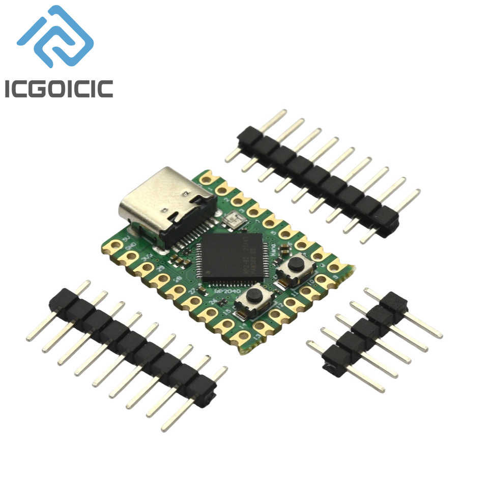RP2040-Zero RP2040 pour microcontrôleur Raspberry Pi, Module de carte de développement PICO, processeur double cœur Cortex M0 +, Flash 2 mo