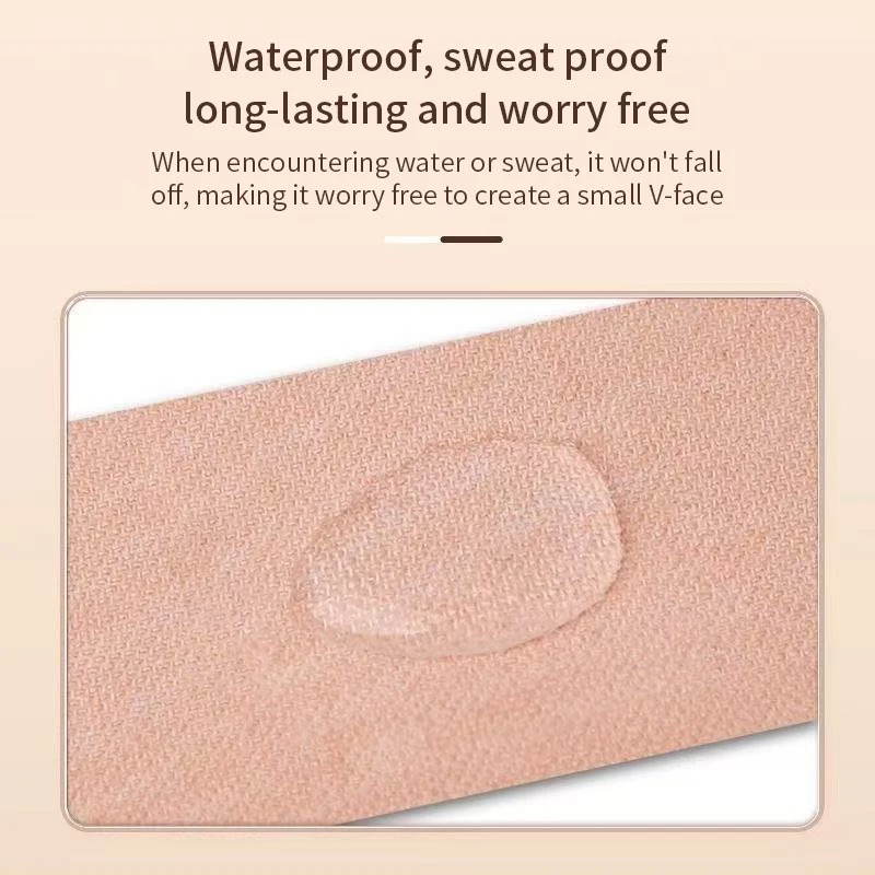 Cinta de levantamiento facial de 5M, cinta de kinesiología de algodón para levantamiento de área de ojos y cuello, transpirable, impermeable y cómoda