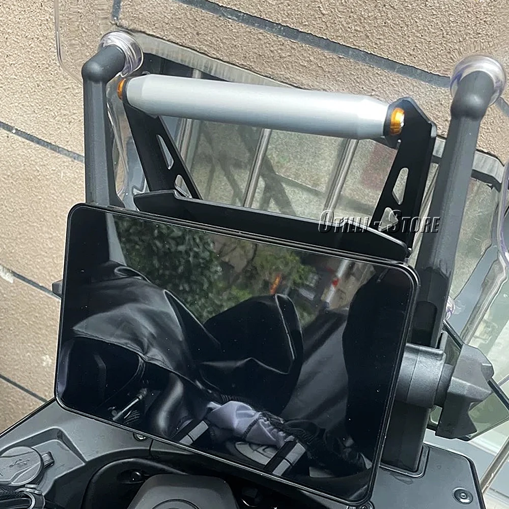 New 12mm/22mm Motorcycle Front Wireless charging Mobile Phone Navigation Bracket GPS Mount For CFMOTO 800MT 800mt 800 MT 2023