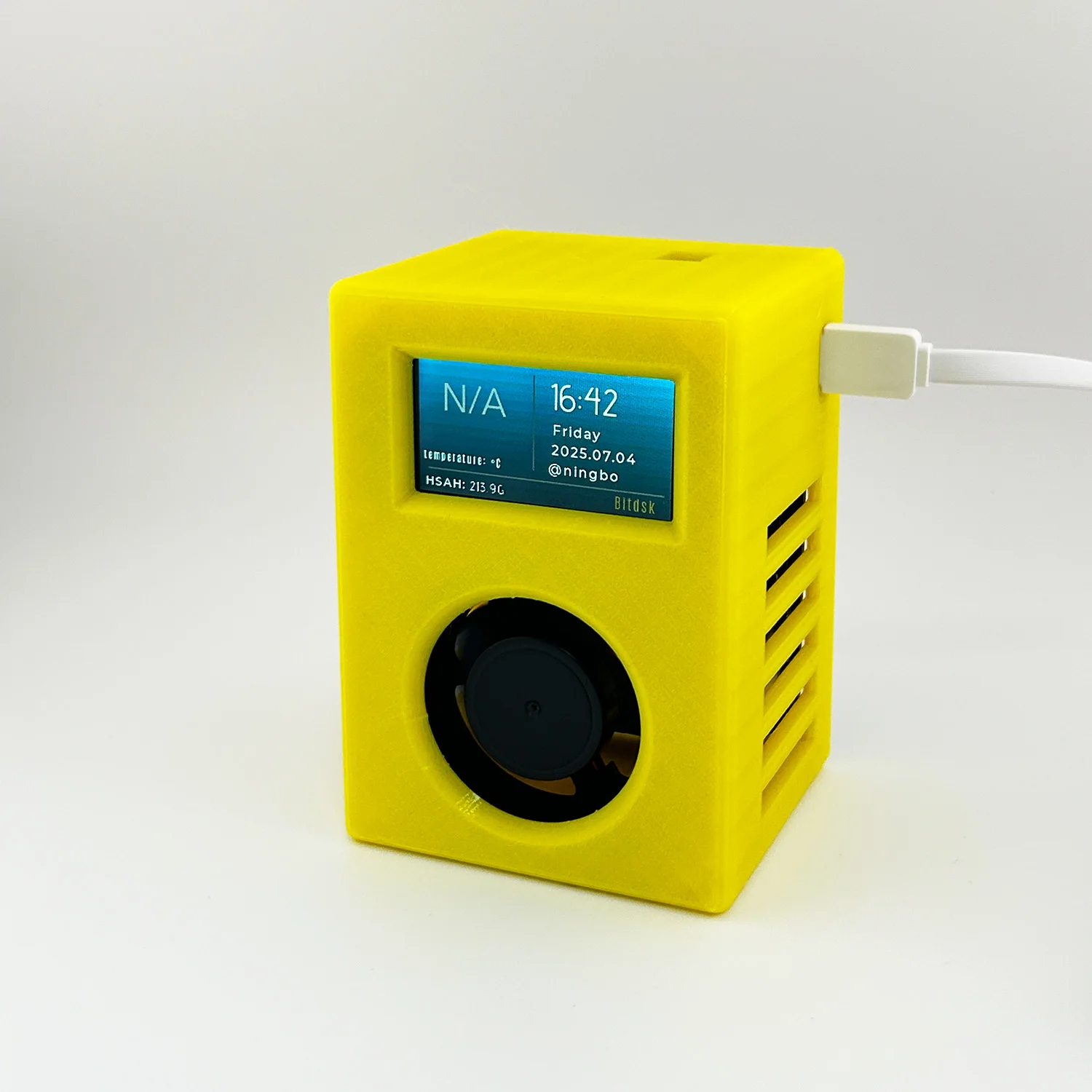Bitdsk D12 200Gh/S BM1397 Bitcoin ASIC BTC Miner Solo Lottery Miner US/EU/UK/AU/BR PLUG com alimentação PD tipo C