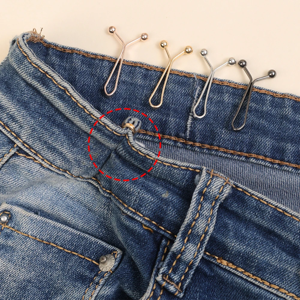 Регулируемый зажим для рукава для брюк, затягивающий пояс, зажим для уменьшения рукава, подходит для джинсовых юбок, аксессуары со съемной пряжкой