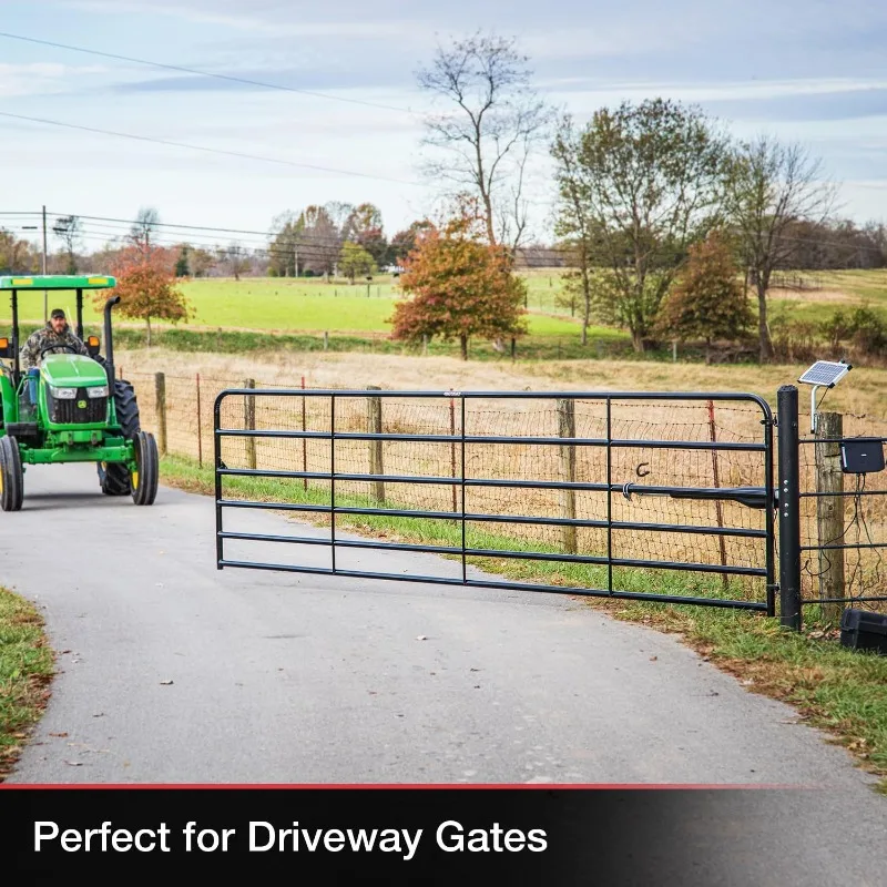 MM371W Automatic Gate Opener, Smart and Solar Ready, Includes Gate Opener Remote and More-Up to 16ft Long or 550lb home.
