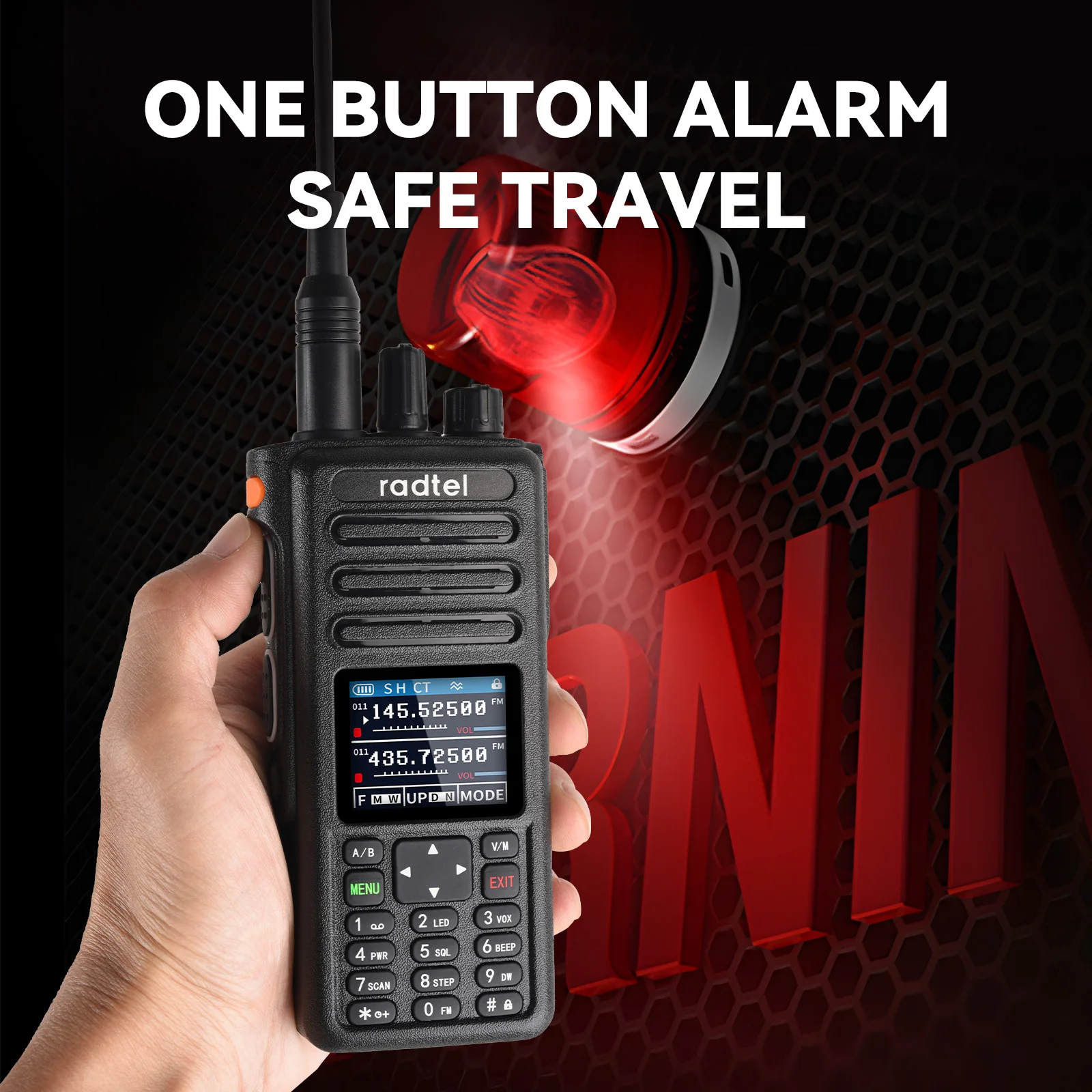 Radtel RT-730 10w banda aérea Walkie Talkie banda completa Amateur Ham 199CH HT USB-C batería NOAA FM AM UHF VHF Satcom