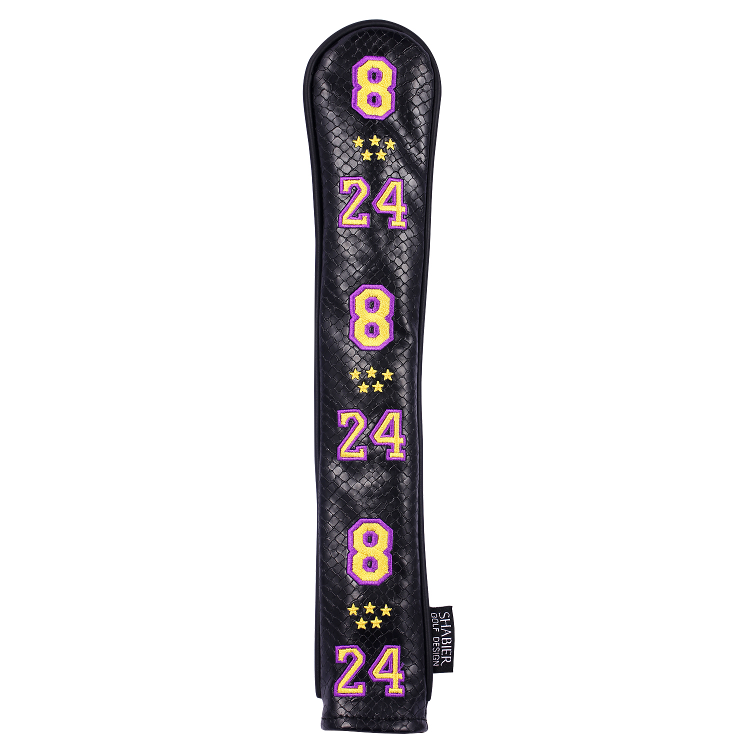 Golf Alignment Stick PU หนัง2 Sticks Headcover นักกอล์ฟชาย