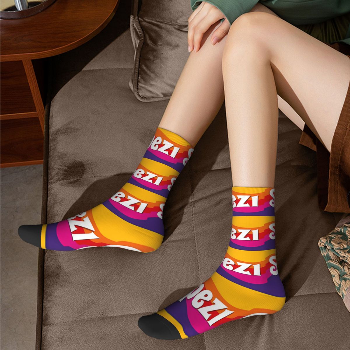 Happy Men's Socks Paulaner Spezi Munich Retro Beer Drinks Harajuku Casual Crew Sock Gift Pattern Printed