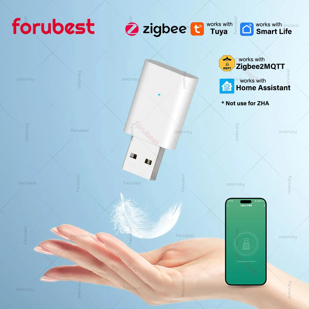 ZigBee 3,0 повторитель сигнала Plug and Play Gateway Hub USB-усилитель сигнала для Tuya Smart Life APP Z2MQTT Home Assistant
