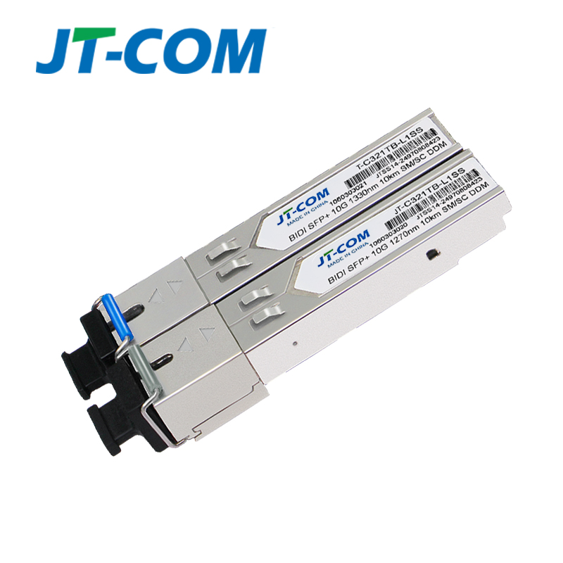 10G BIDI 10KM 20KM 40KM 60KM SFP + одиночный волоконно-оптический модуль приемопередатчика 1270 нм/нм, совместим с переключателем Cisco Mikrotik