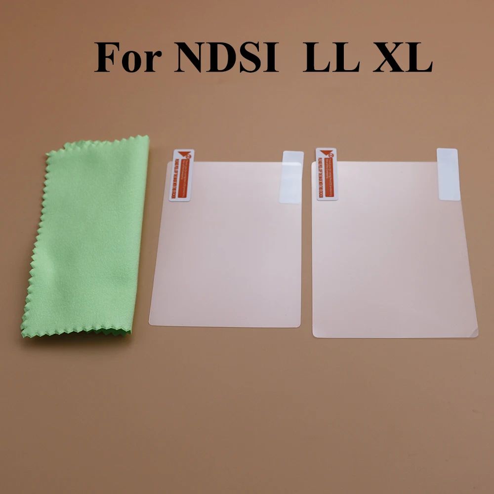 Top Bottom Clear Protective Film For Nintend NDS DSi NDSi XL LL NDSL DS Lite LCD Screen Protector Skin With packaging