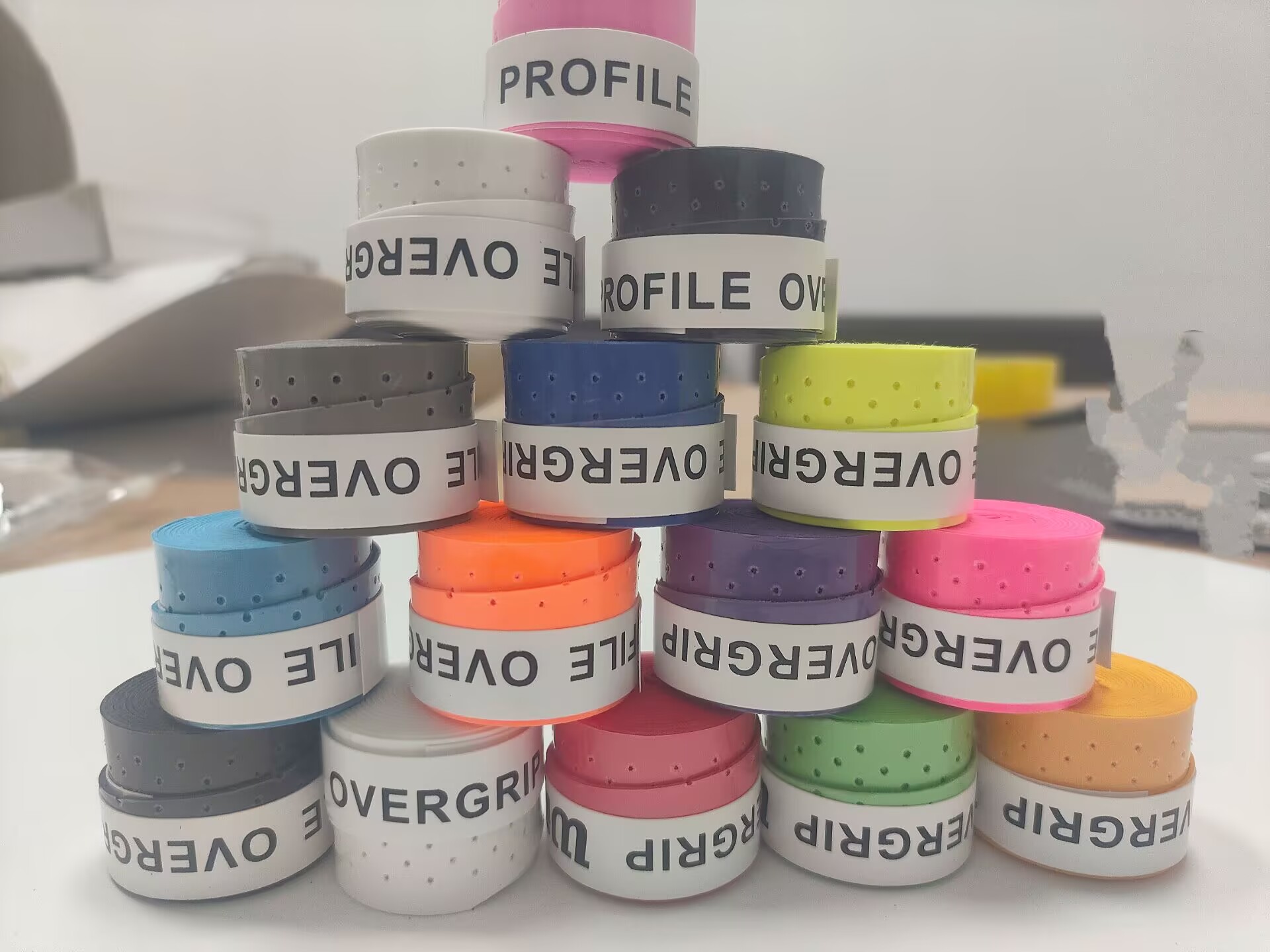 12 шт., теннисная ручка, липкая теннисная ракетка, ручка для ракетки для бадминтона, противоскользящая ручка, ручка для падела, теннисная ручка, повязка на повязку