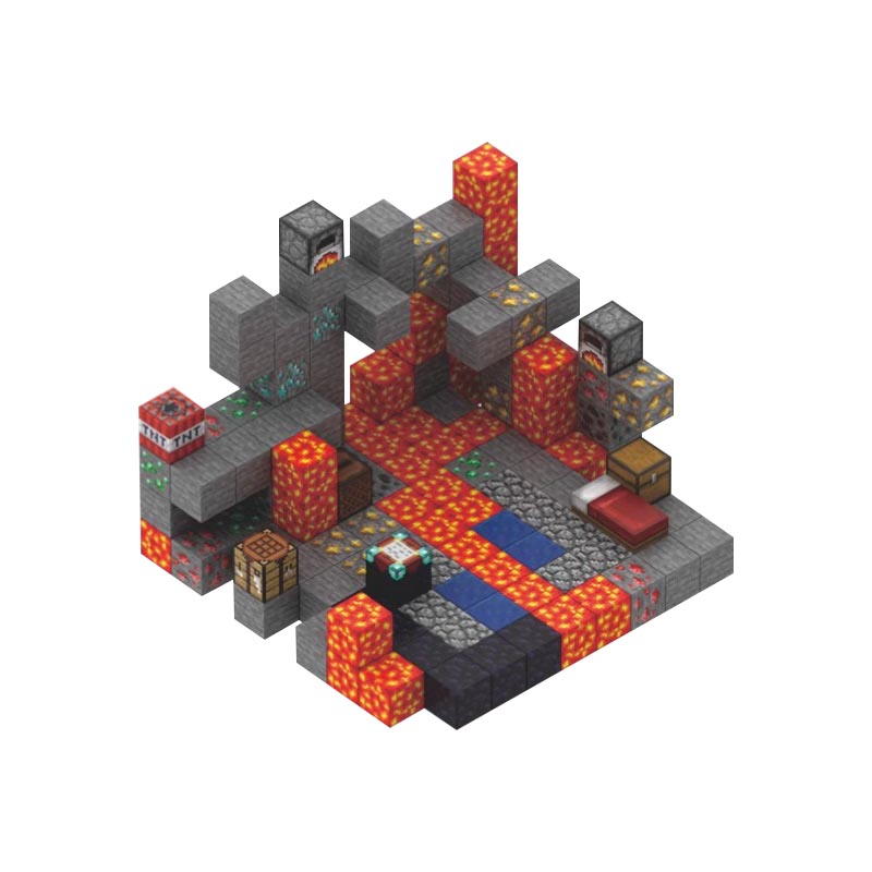 子供のための私のWorld-3D磁気ビルディングブロック,3Dピクセルレンガ,デザイナーコンストラクターセット,モンテッソーリおもちゃ,子供のためのクリスマスプレゼント