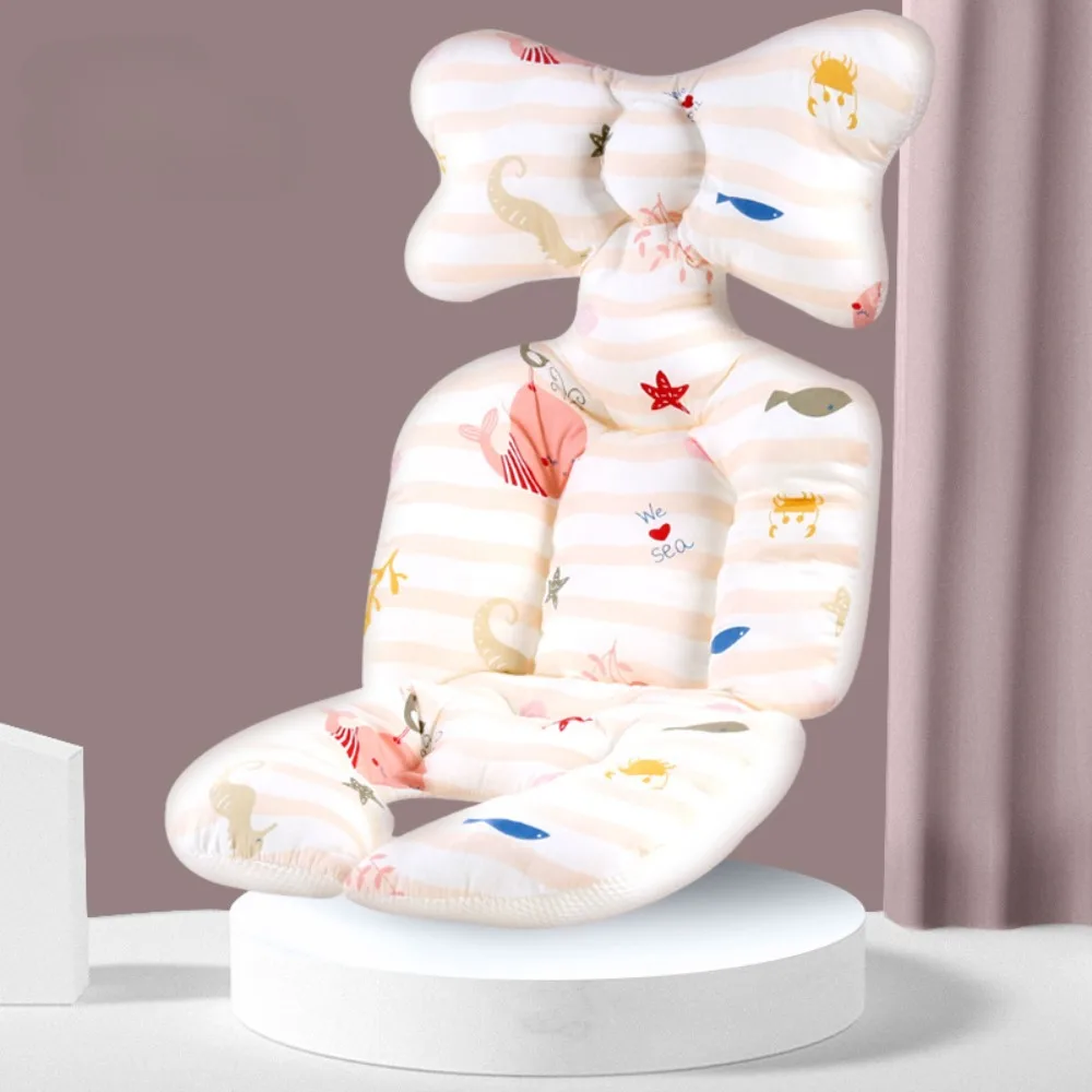 Almofada para carrinhos de bebê, forros de assento, almofada de carro de algodão para carrinhos de bebê, tapete para carrinho de recém-nascidos, acessórios de proteção de segurança