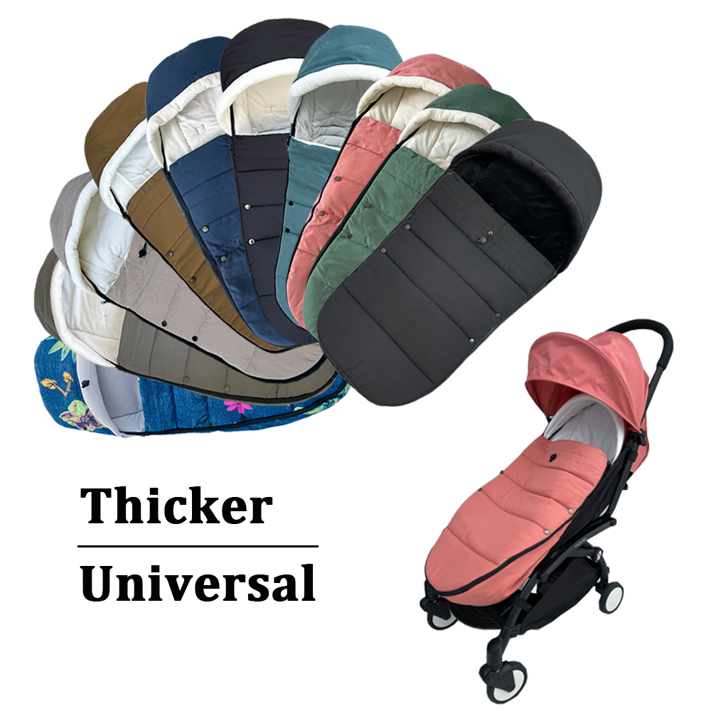 Universelle Kinderwagen-Fußsack, Kinderwagenzubehör, kompatibel mit Babyzen YOYO, YOYO2 und YOYO3-Kinderwagen – weiches Futter und Stoff