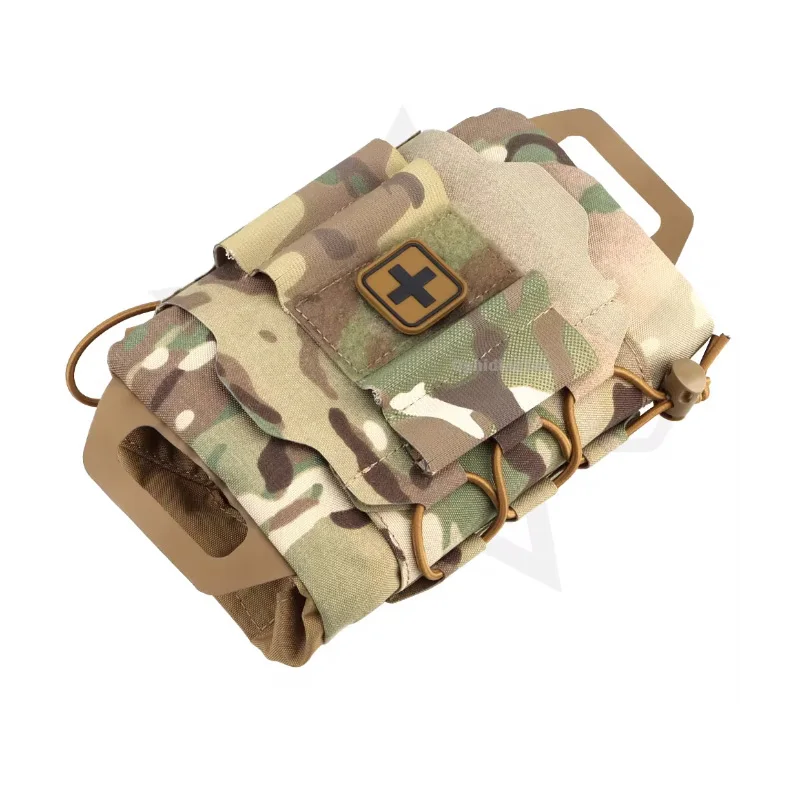 IFAK กระเป๋า MOLLE ชุดปฐมพยาบาลการอยู่รอดกลางแจ้งการล่าสัตว์ถุงฉุกเฉินชุดตั้งแคมป์