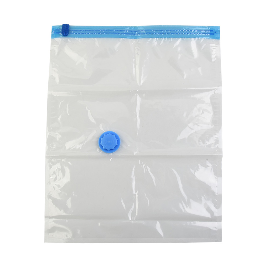 Vacuum Storage Bags With Valve Folding Compressed Space Saving Clothes Storage Big Size For Towel Cloth Blanket