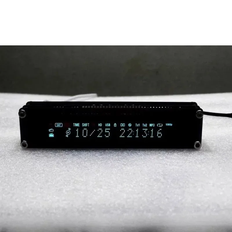 NEUE VFD Glow Fluoreszierende Uhr Cyberpunk Wind Gaming Atmosphäre Zimmer Desktop Dekoration