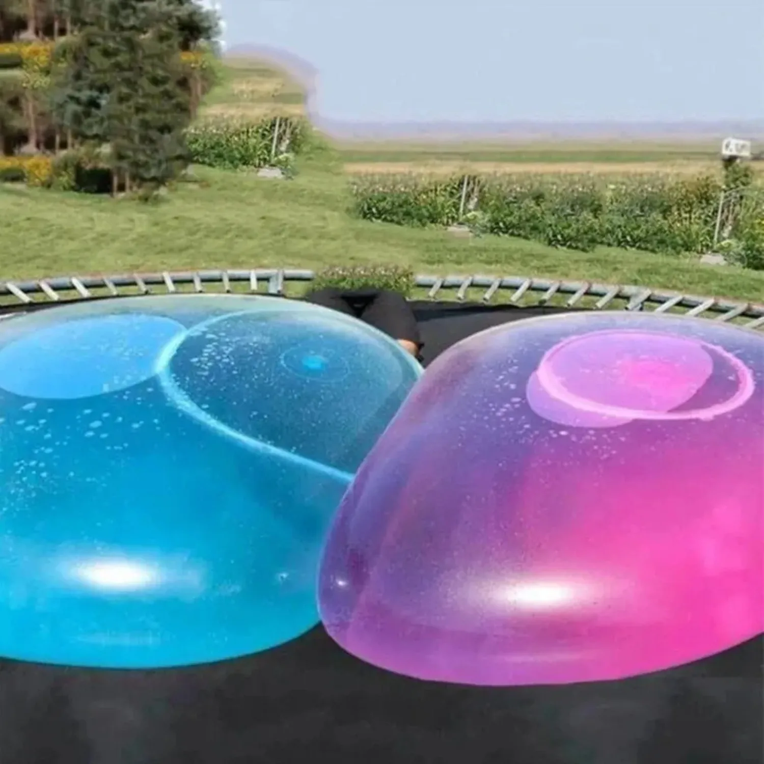 Nuovi bambini all'aperto morbido aria acqua riempita palla di bolle gonfiaggio palloncino giocattolo divertente gioco di società fantastici regali per bambini vendite calde